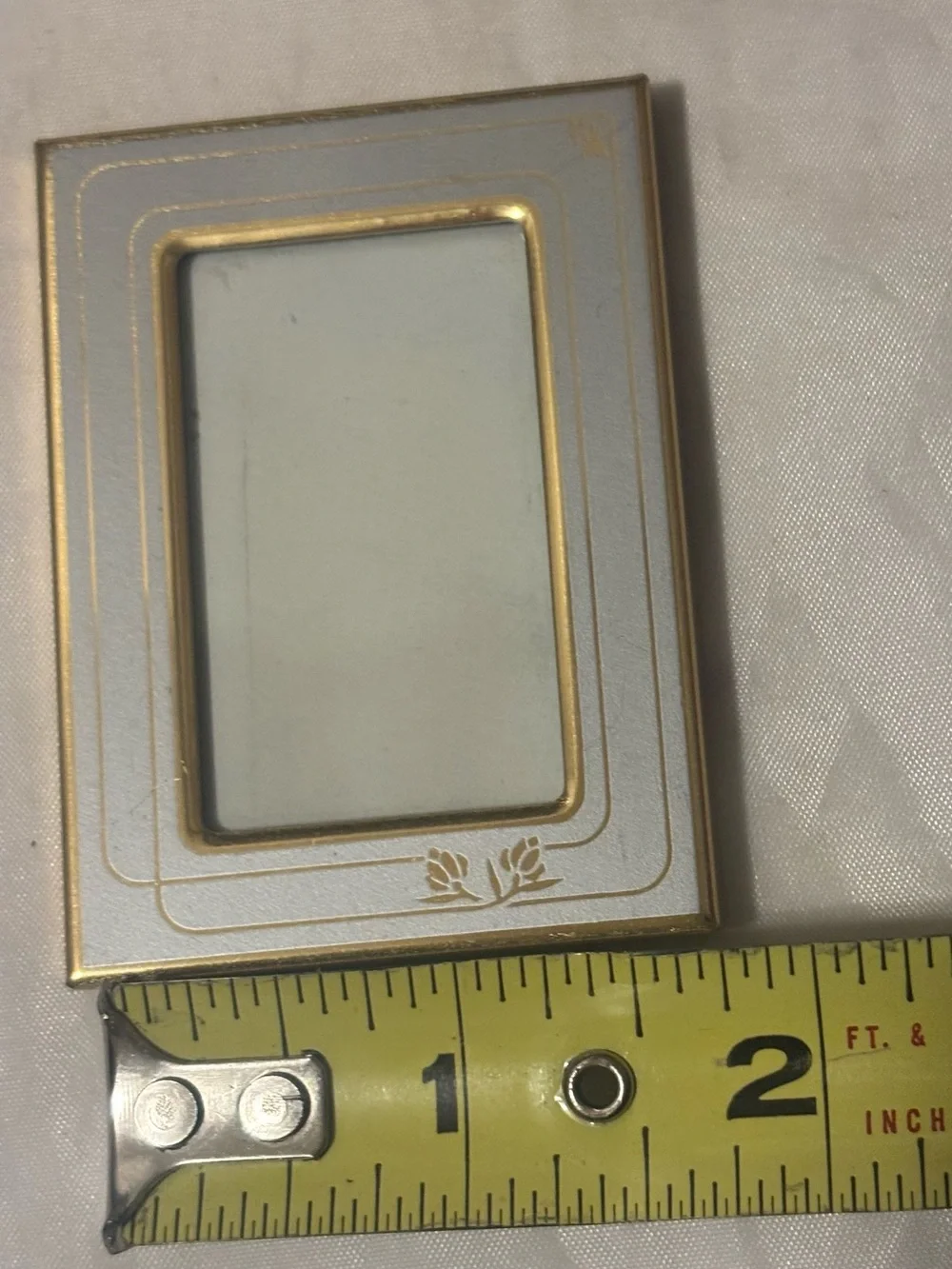 Gold and Gray Art Deco Mini Photo Frame